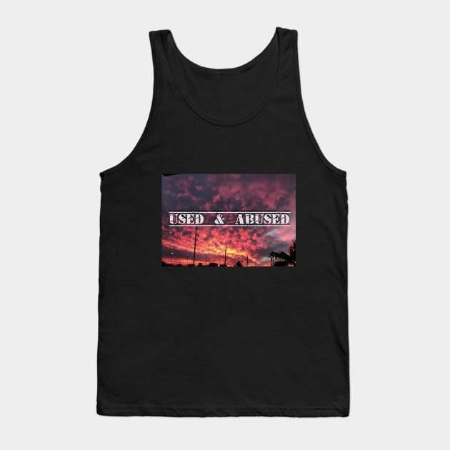 Fire In The Sky Tank Top by Used & Abused Pod